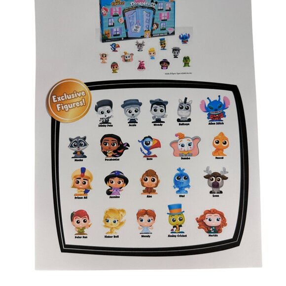 Disney Doorables‎ Aladdin Set Of 9 Mini Figures Series 4 6 12 Genie Jasmine Abu - Picture 15 of 16